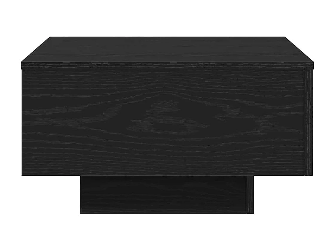 Table basse Chêne noir 55 x 55 x 31 cm Bois d'ingénierie