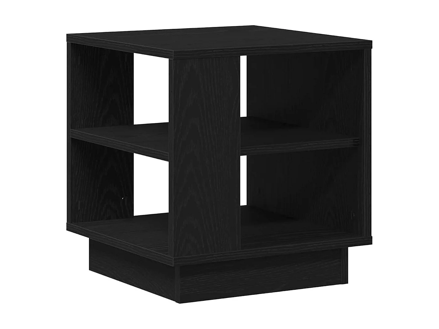 Table basse Chêne noir 40 x 40 x 43 cm Bois d'ingénierie