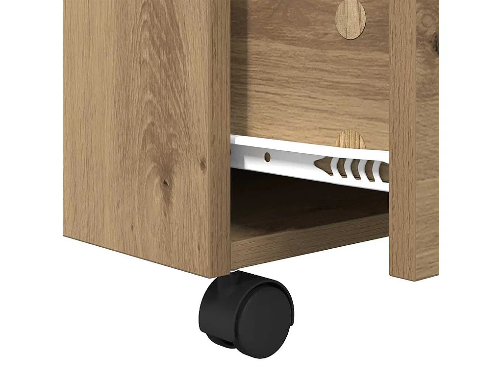 Salontafel artisanaal eikenkleurig 55 x 55 x 45 cm Bewerkt hout