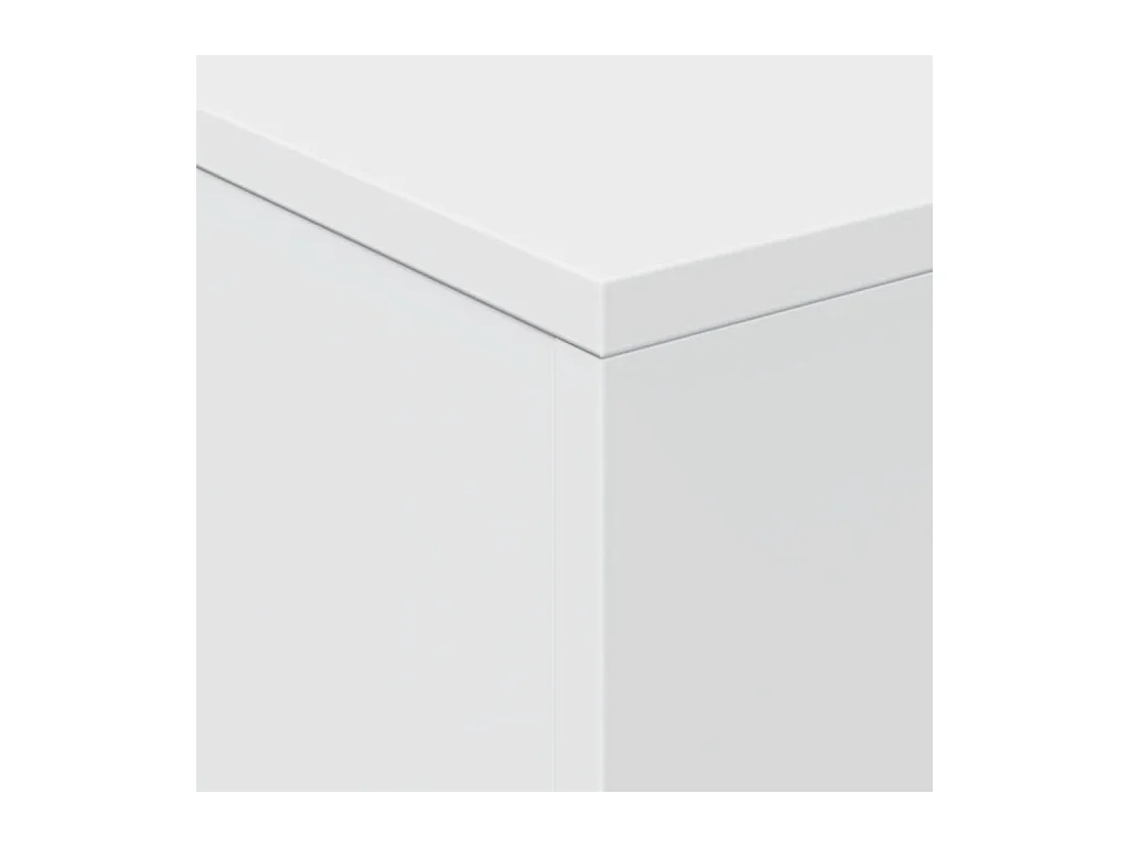 Table basse avec lumières LED blanc 50x50x40 cm