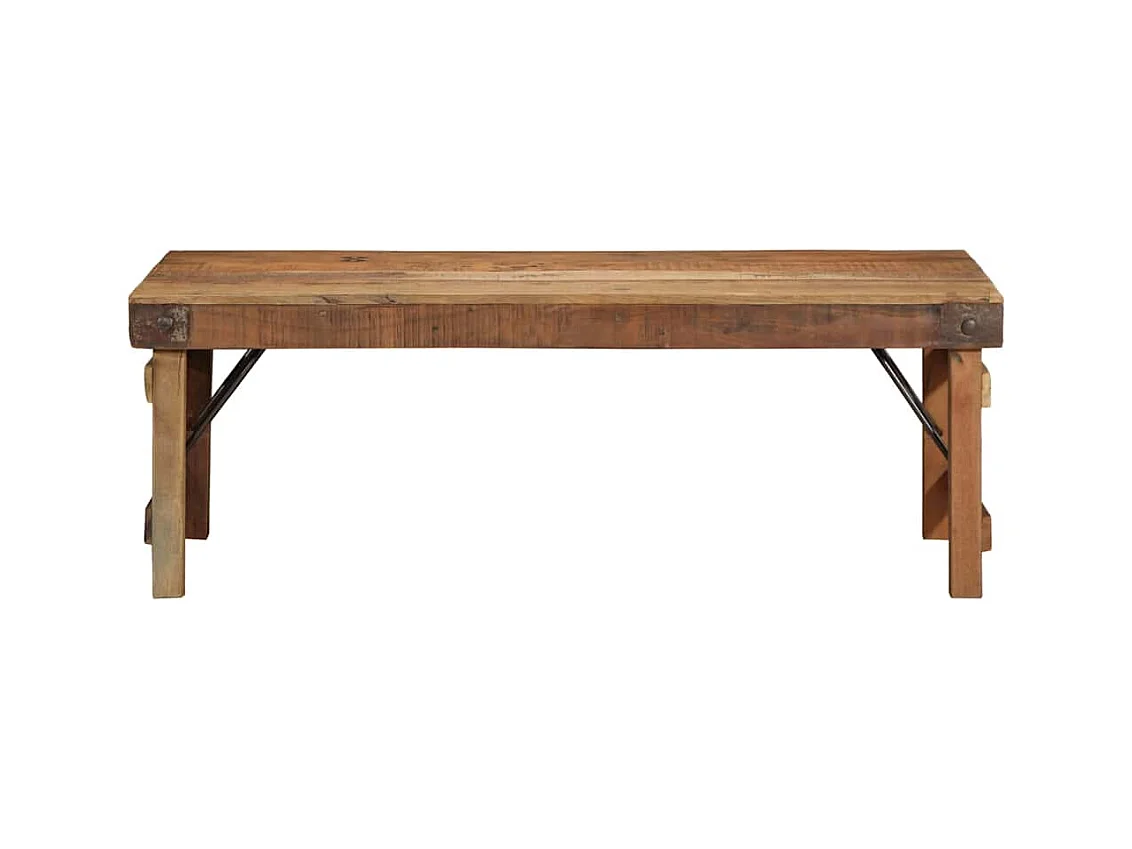Table basse Marron 110 x 55 x 40 cm bois de récupération massif