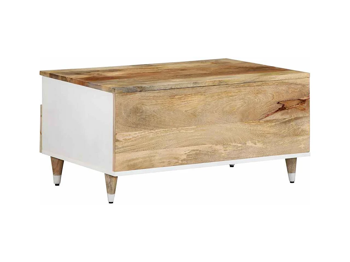 Table basse 80x54x40 cm bois de manguier massif