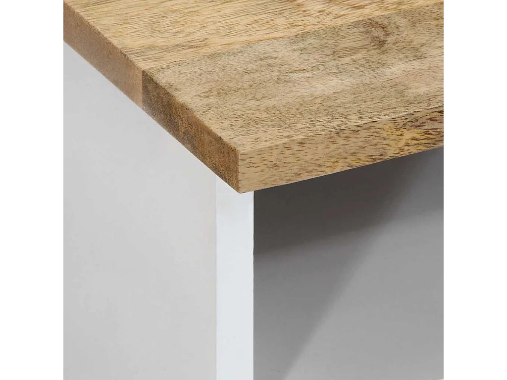 Table basse 80x54x40 cm bois de manguier massif