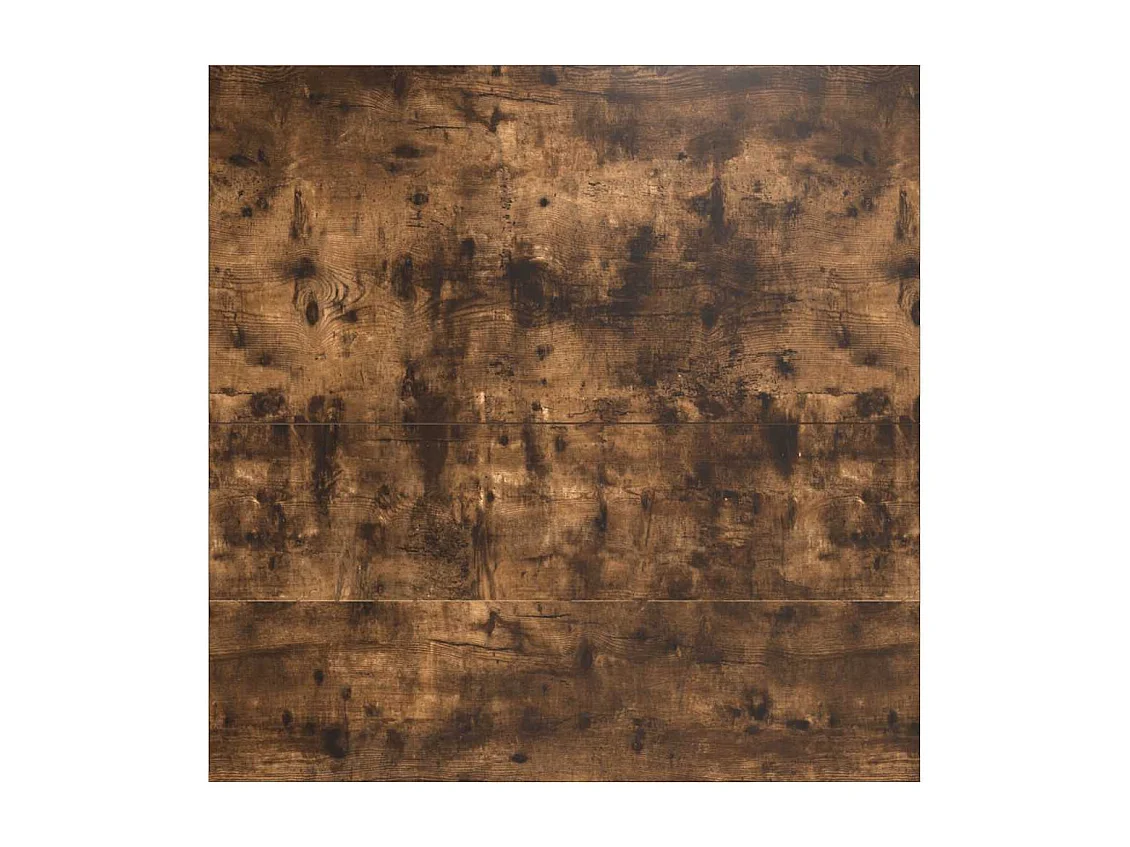 Table basse avec tiroirs chêne fumé 100x100x40 cm