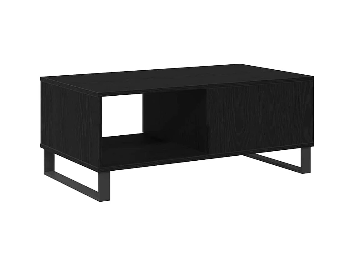 Table Basse Chêne noir 90 x 50 x 36,5 cm Bois d'ingénierie
