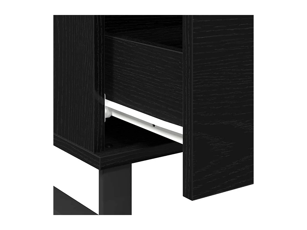 Table Basse Chêne noir 90 x 50 x 36,5 cm Bois d'ingénierie