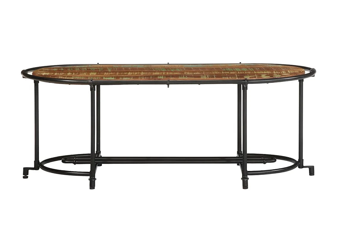 Table basse 110x55x40 cm bois massif de récupération