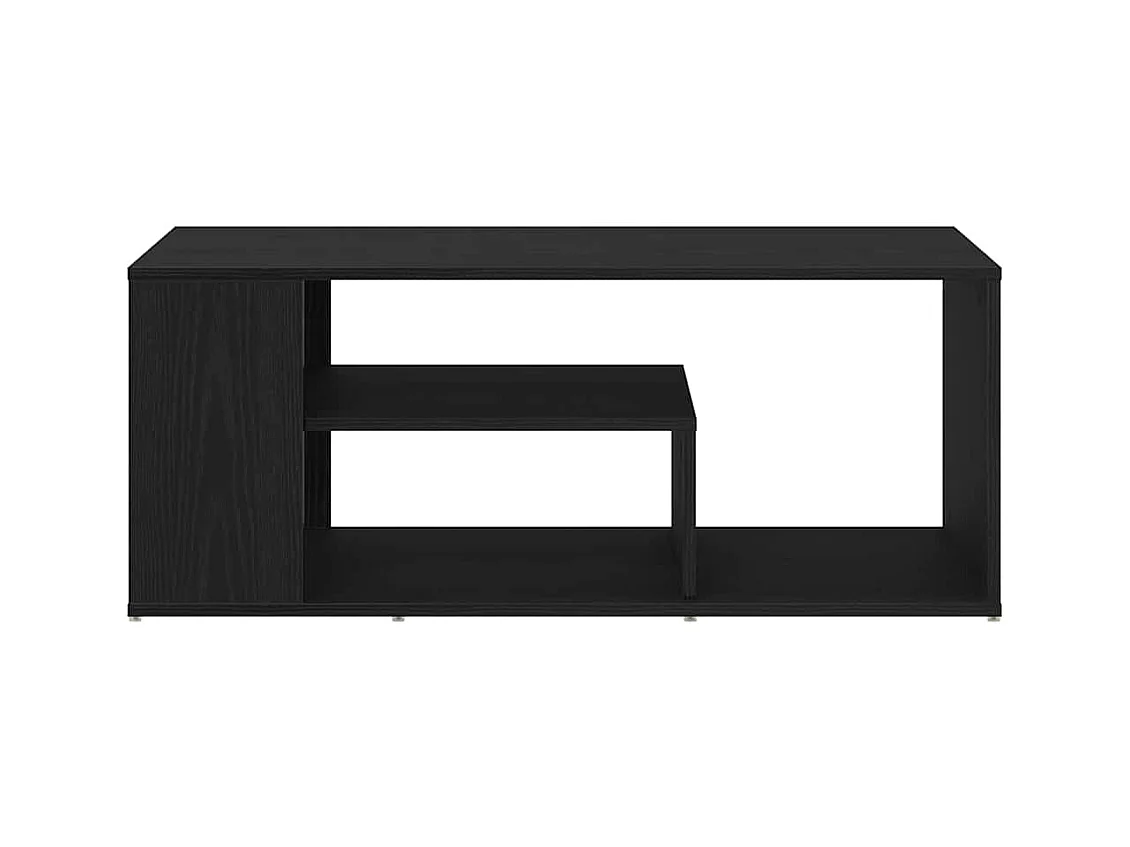 Salontafel Zwart eiken 100 x 50 x 40 cm Bewerkt hout