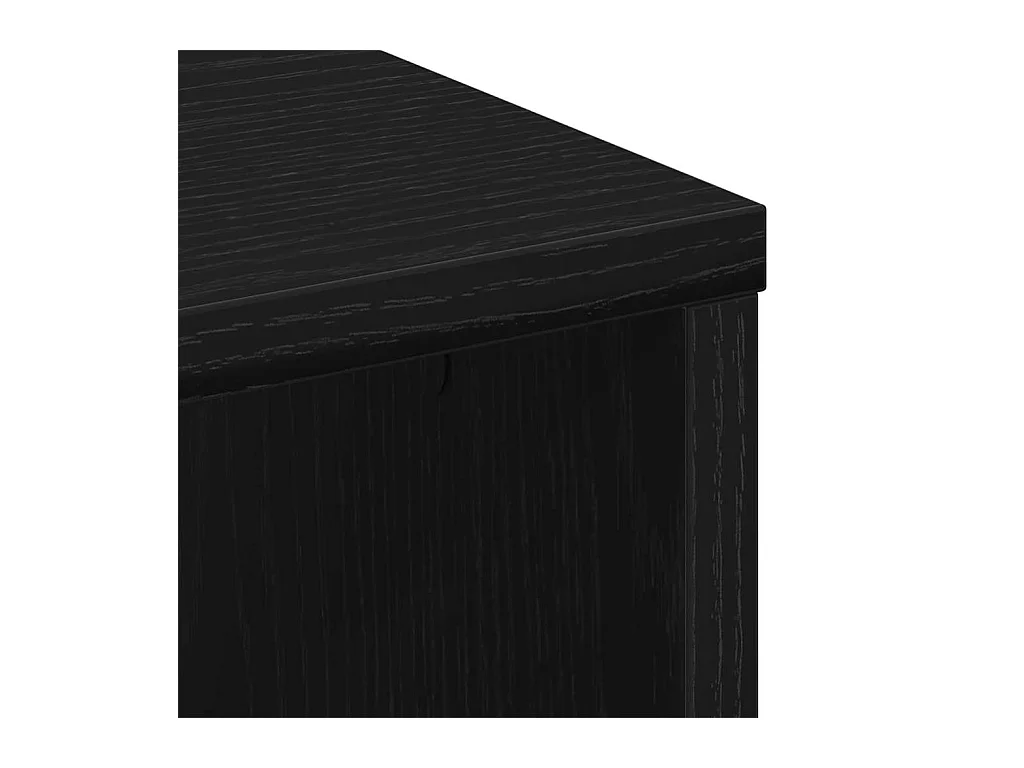 Salontafel Zwart eiken 100 x 50 x 40 cm Bewerkt hout