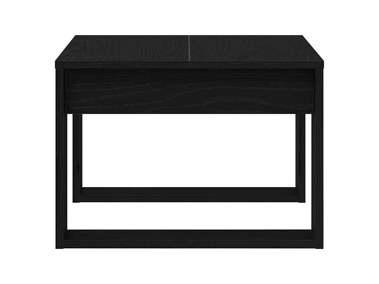 Table basse Chêne noir 50 x 50 x 35 cm Bois d'ingénierie