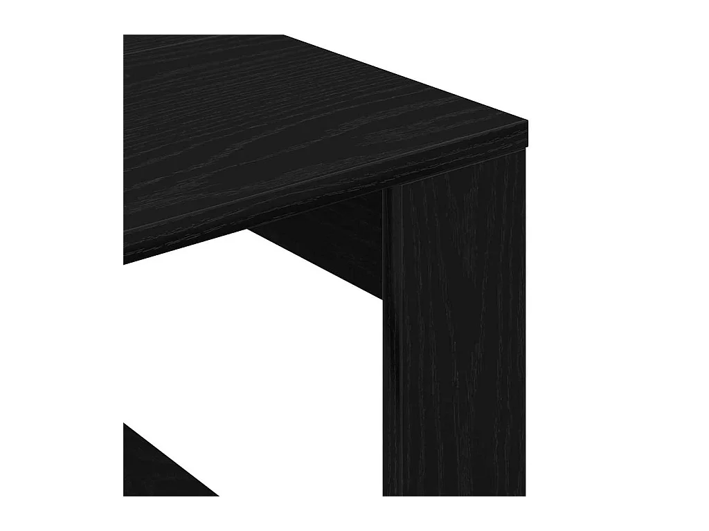 Table basse Chêne noir 50 x 50 x 35 cm Bois d'ingénierie