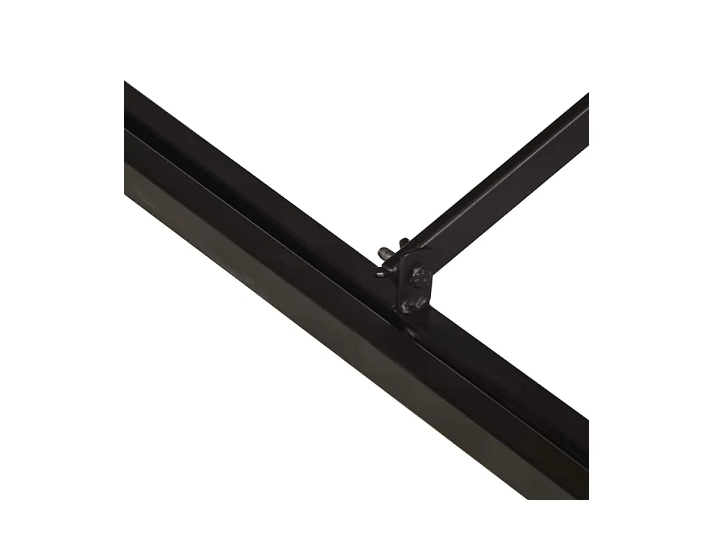 Mesa de centro de madera maciza de mango rugosa 100x100x35 cm