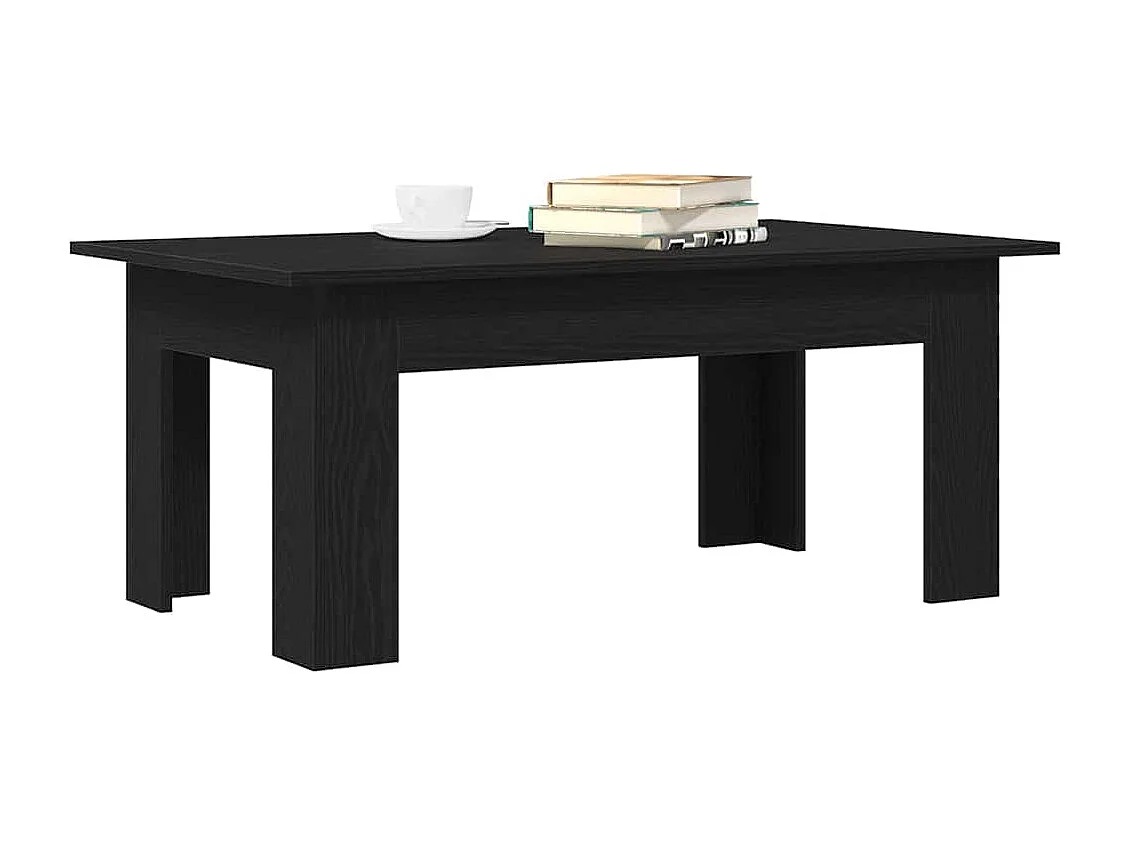 Table basse Chêne noir 100 x 60 x 42 cm Bois d'ingénierie