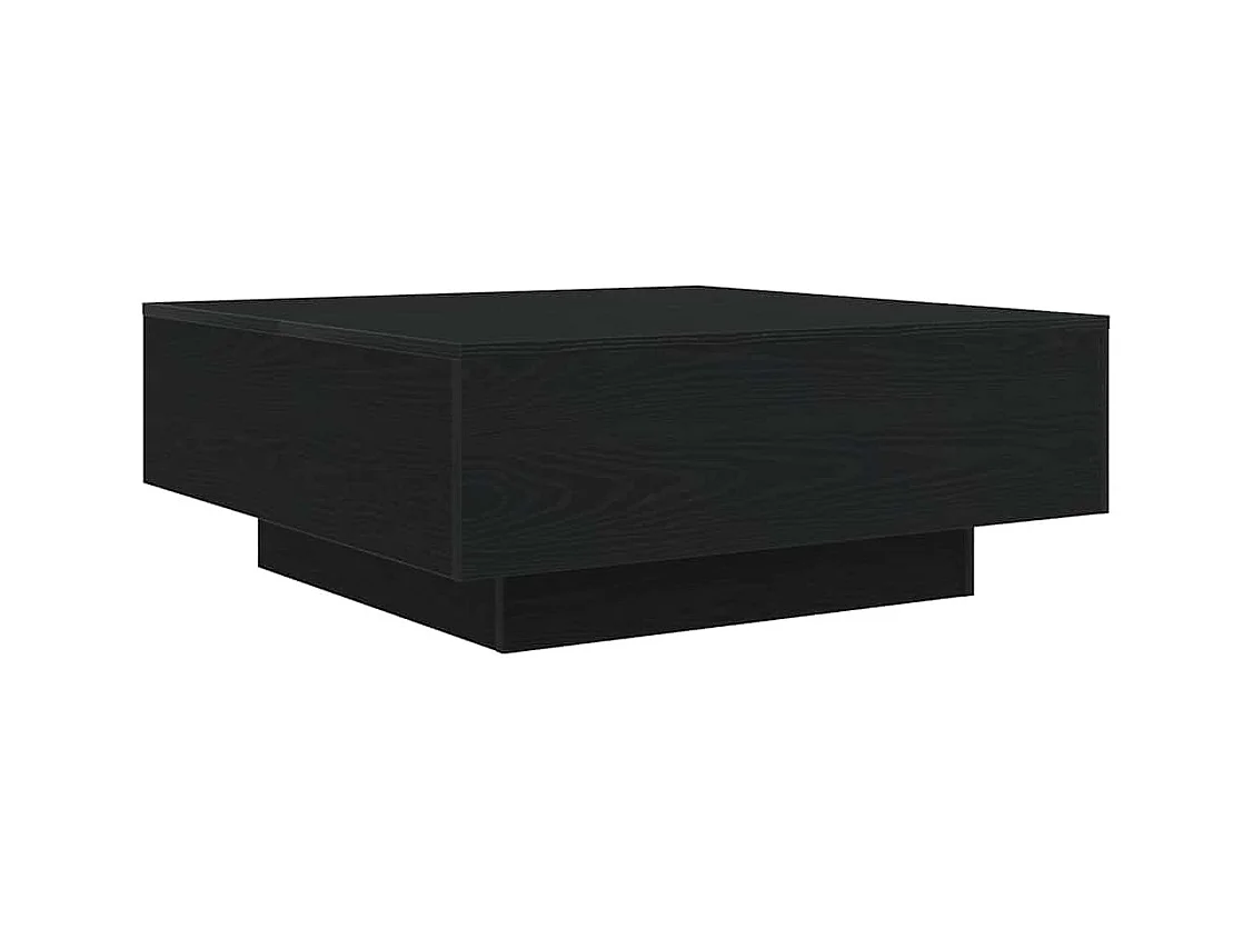 Table Basse Chêne noir 80 x 80 x 31 cm Bois d'ingénierie