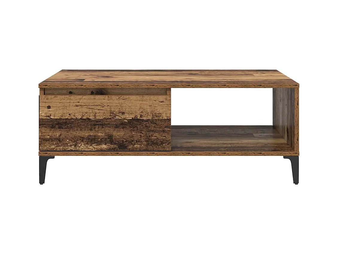 Mesa de centro Madeira antiga 90 x 60 x 35 cm