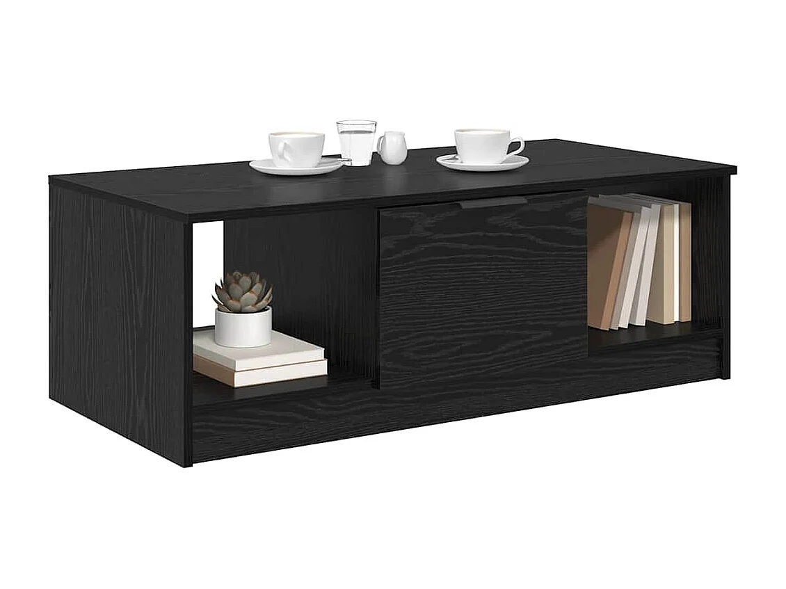 Table basse Chêne noir 100 x 50 x 36 cm Bois d'ingénierie