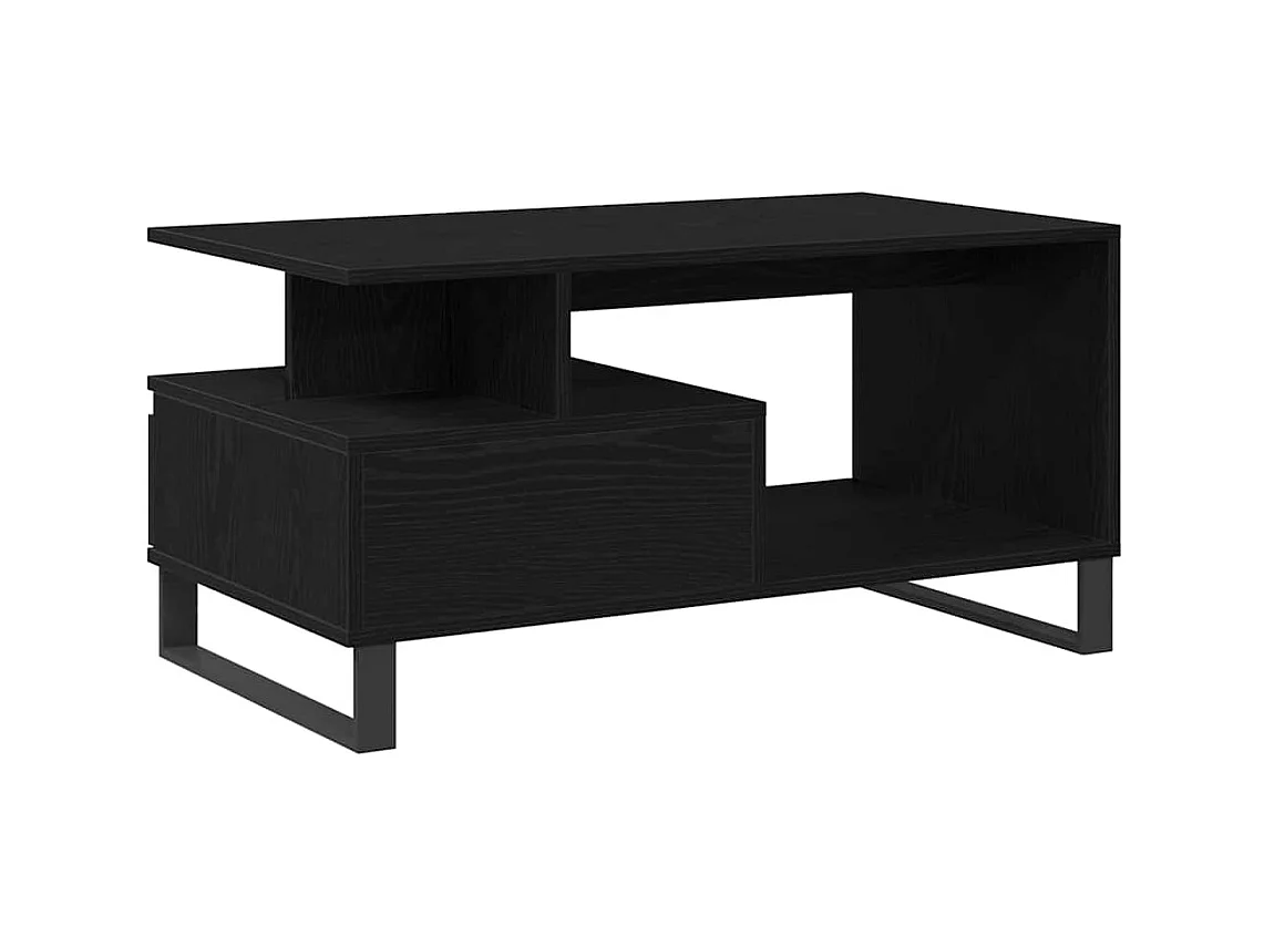 Table Basse Chêne noir 90 x 49 x 45 cm Bois d'ingénierie