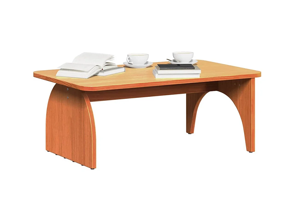 Salontafel Wasbruin 80 x 50 x 31 cm Massief grenenhout