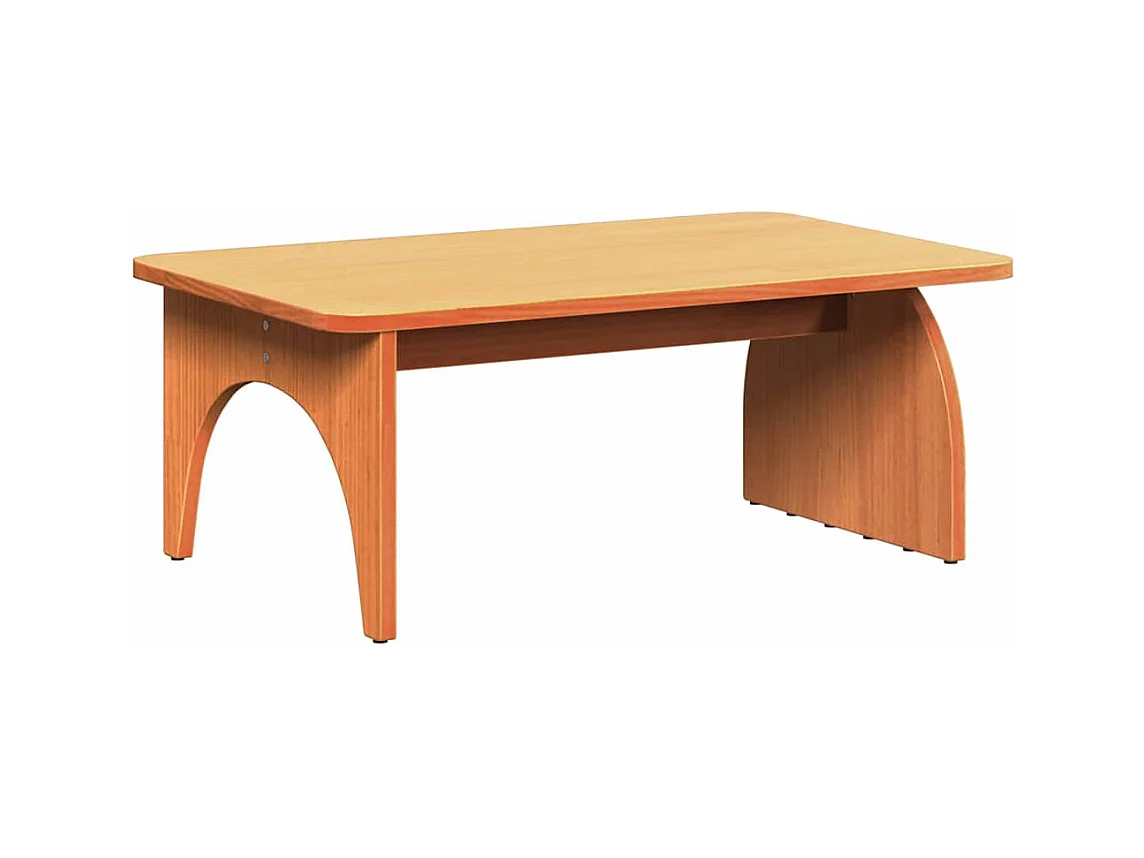 Salontafel Wasbruin 80 x 50 x 31 cm Massief grenenhout