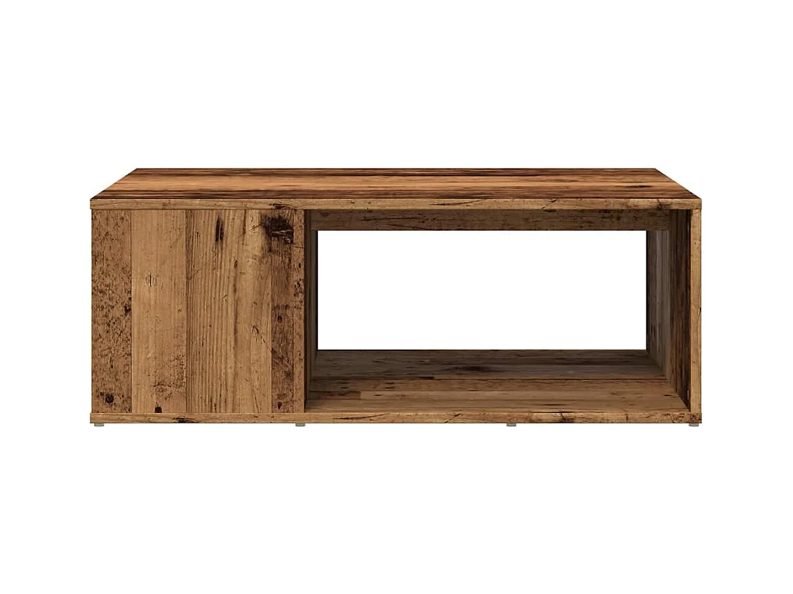 Table basse vieux bois 90x67x33 cm bois d'ingénierie