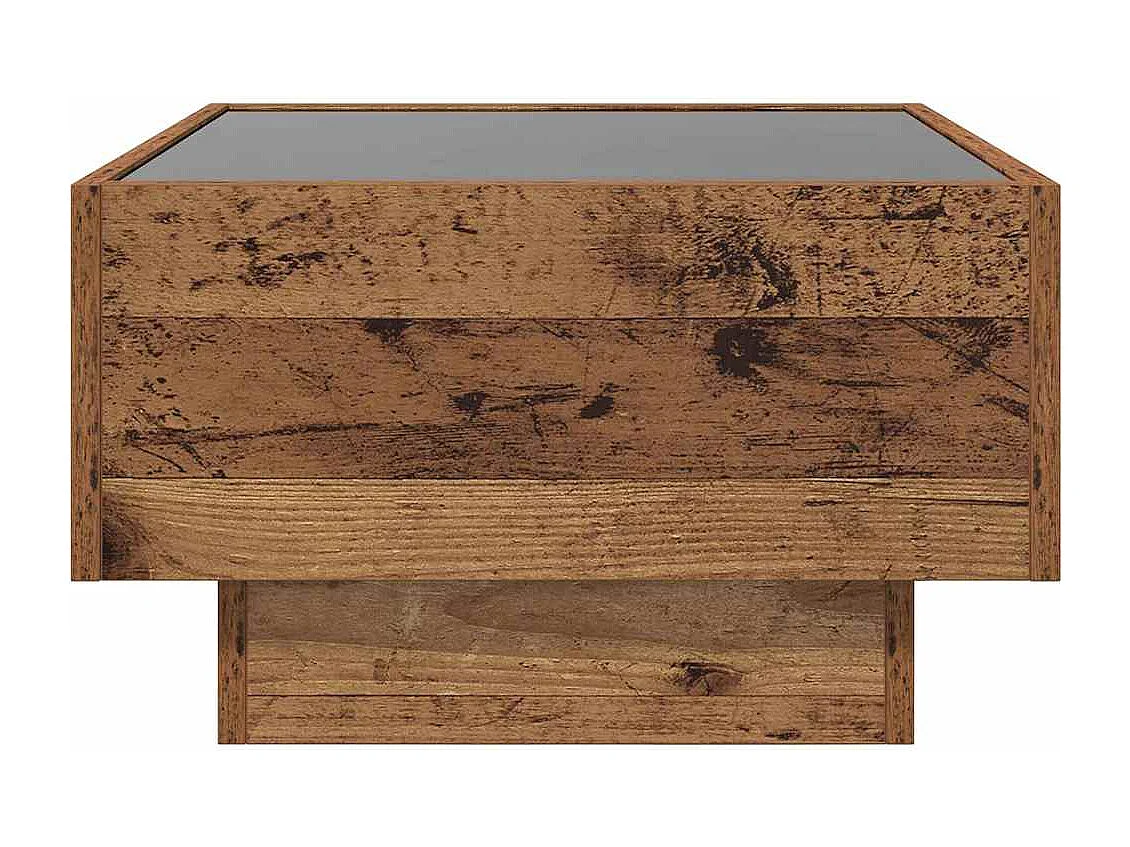 Mesa de Café Madera vieja 50 x 50 x 30 cm Madera contrachapada