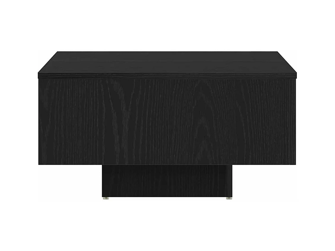 Table basse Chêne noir 60 x 60 x 31,5 cm Bois d'ingénierie