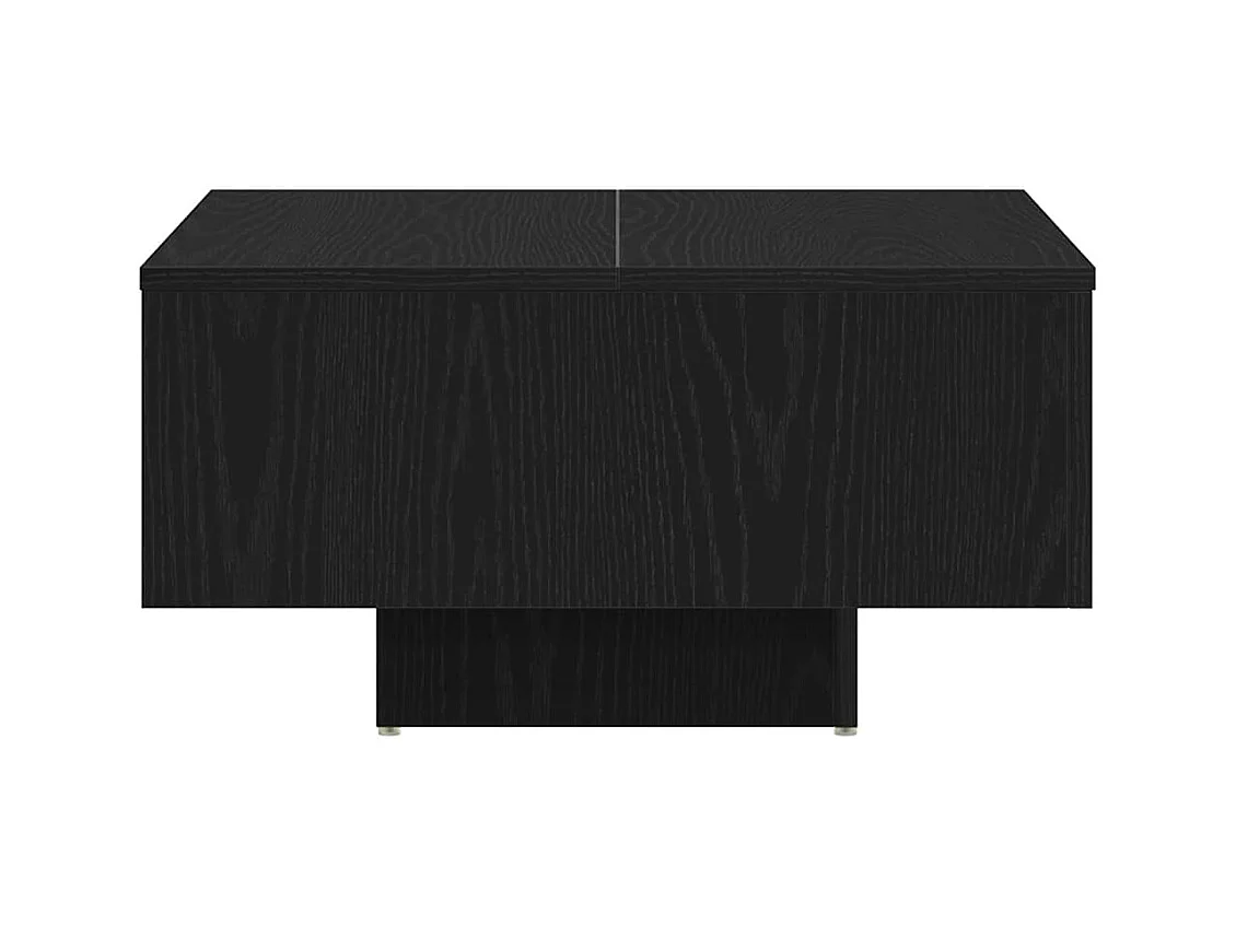 Table basse Chêne noir 60 x 60 x 31,5 cm Bois d'ingénierie