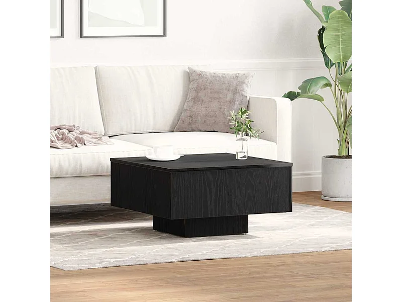 Mesa de centro Carvalho preto 60 x 60 x 31.5 cm