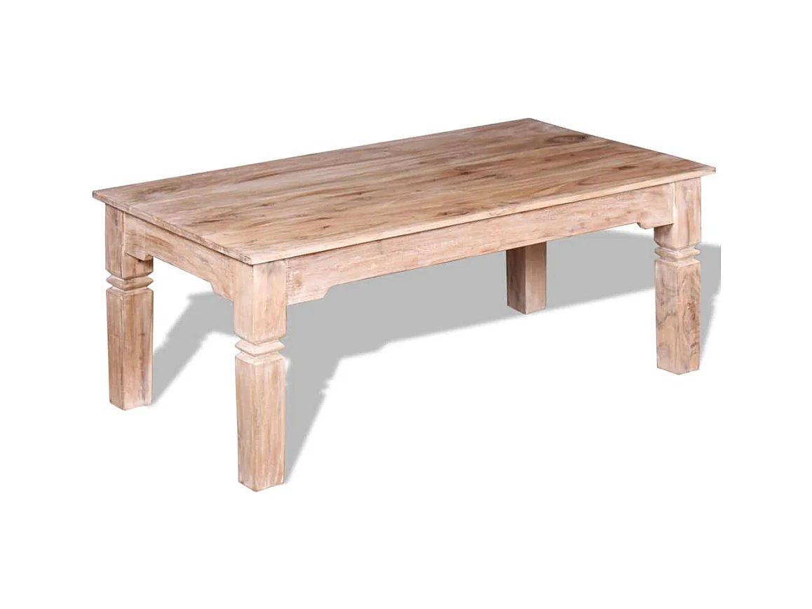 Table basse Bois d'acacia 110x60x45 cm