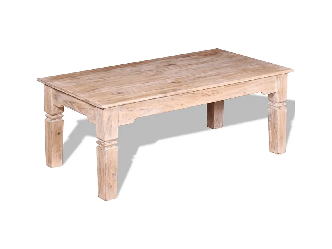 Table basse Bois d'acacia 110x60x45 cm