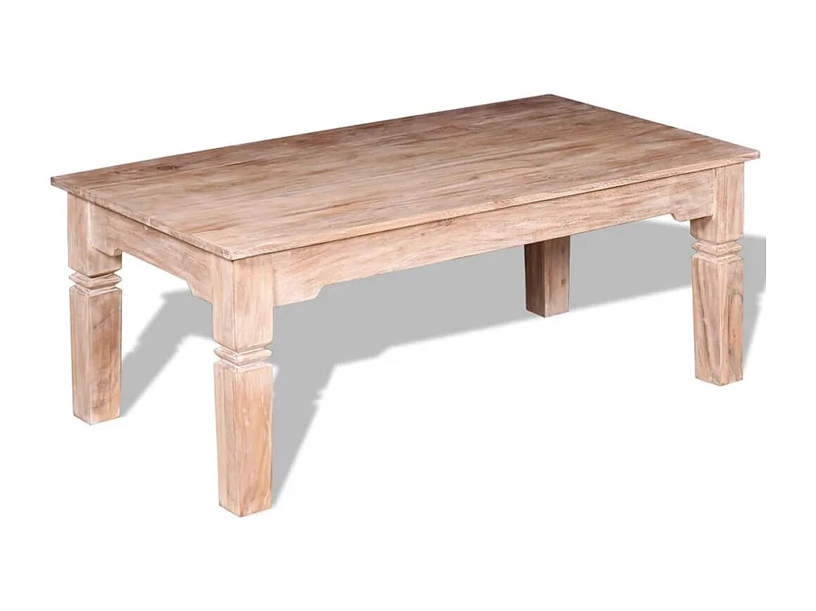 Table basse Bois d'acacia 110x60x45 cm