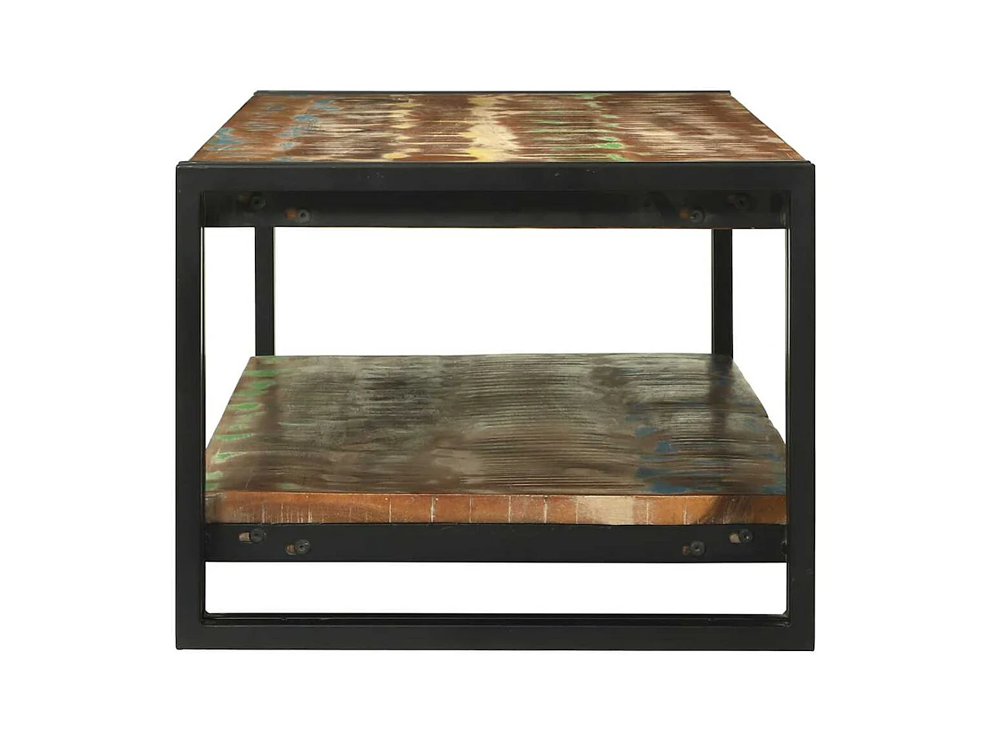 Table basse Multicolore bois de récupération massif