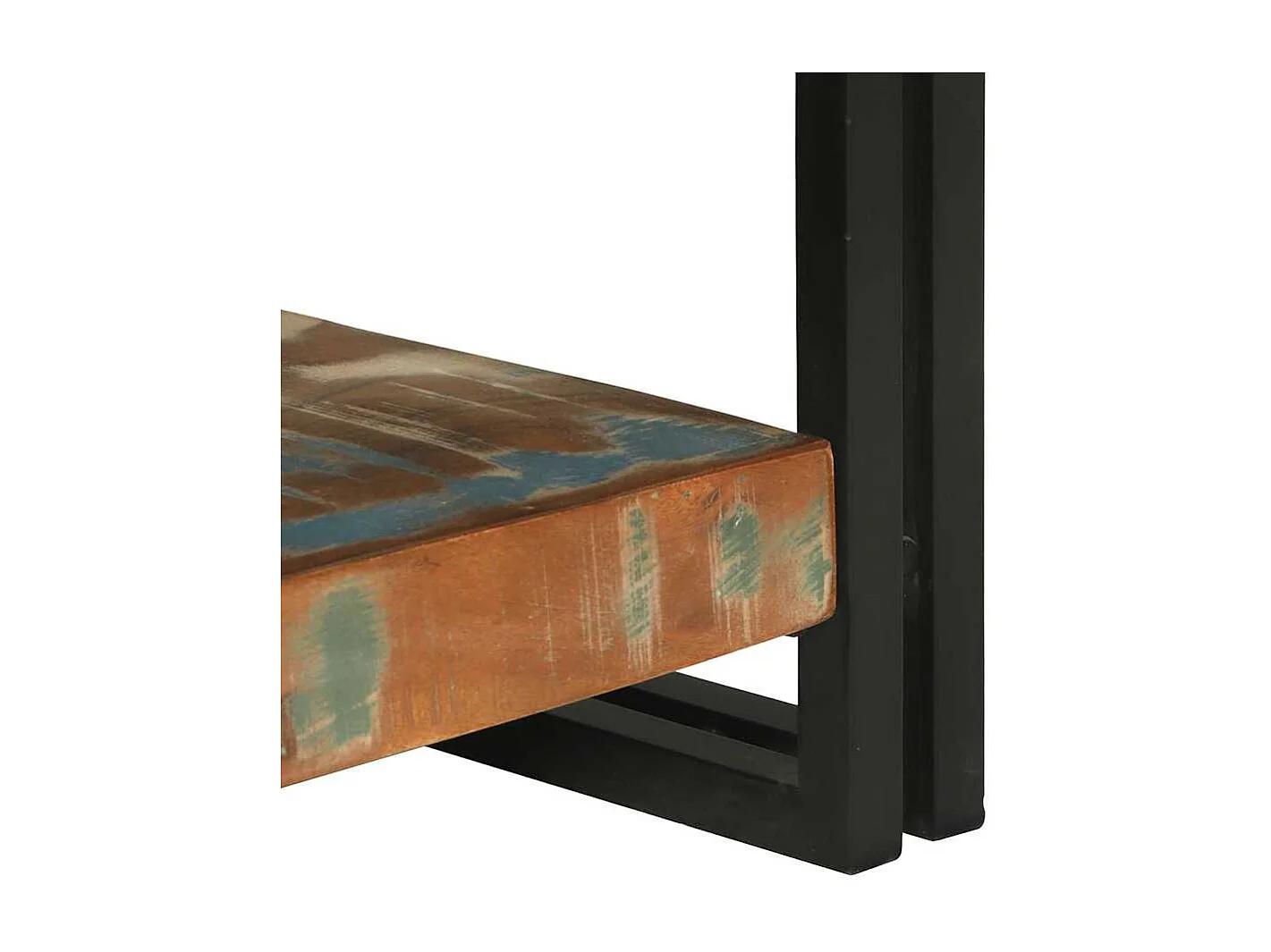 Table basse Multicolore bois de récupération massif