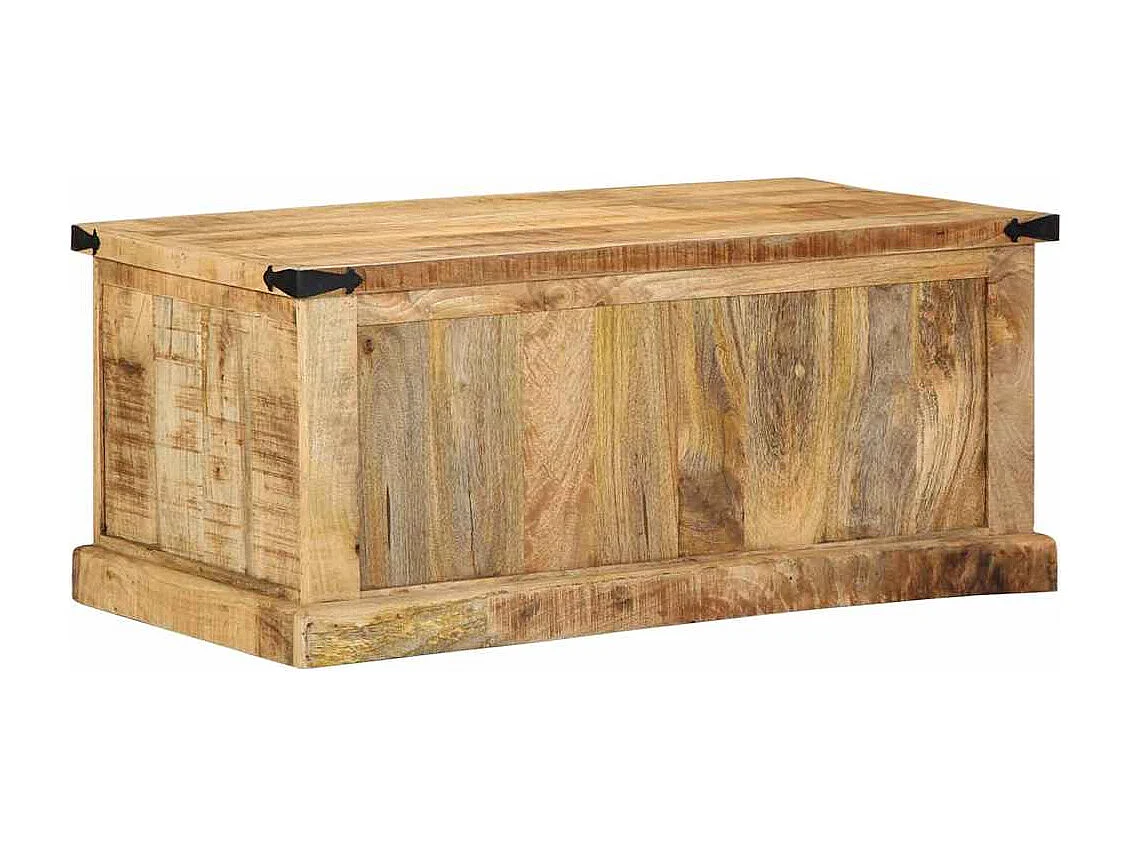 Salontafel with Drawer Bruin 90 x 50 x 40 cm Massief mangohout