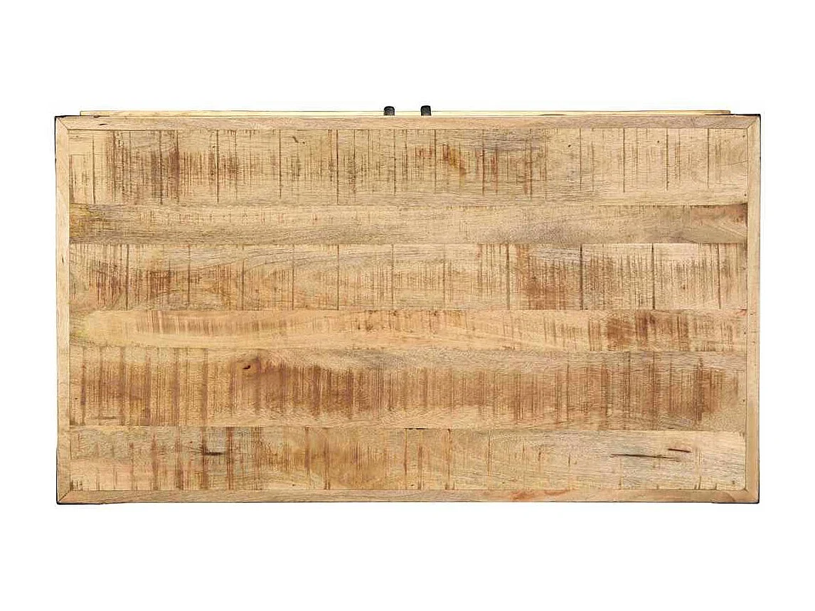 Salontafel with Drawer Bruin 90 x 50 x 40 cm Massief mangohout