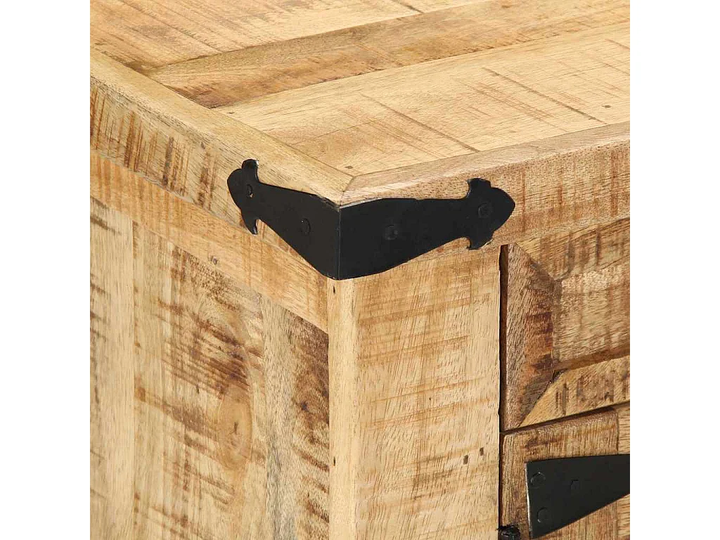 Salontafel with Drawer Bruin 90 x 50 x 40 cm Massief mangohout