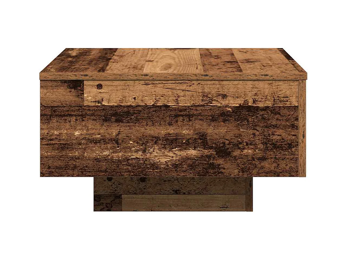 Table basse Bois ancien 55 x 55 x 31 cm Bois d'ingénierie