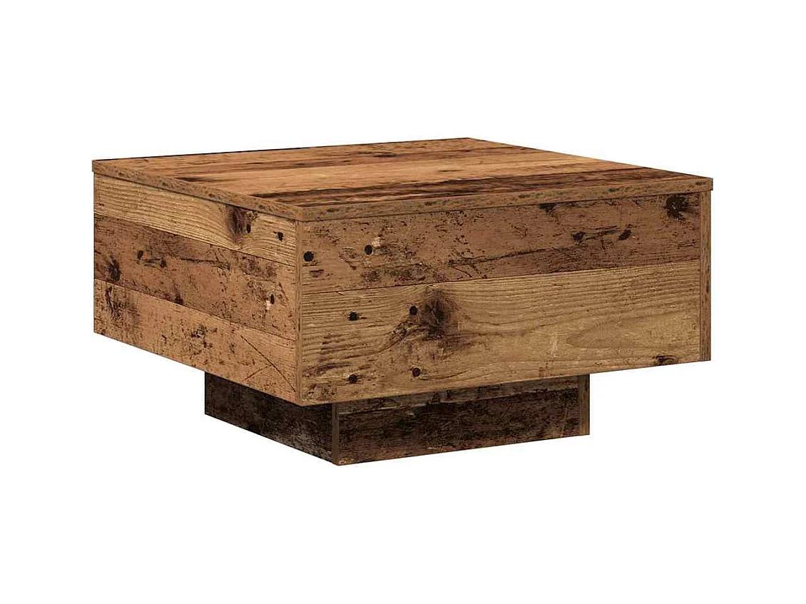 Table basse Bois ancien 55 x 55 x 31 cm Bois d'ingénierie
