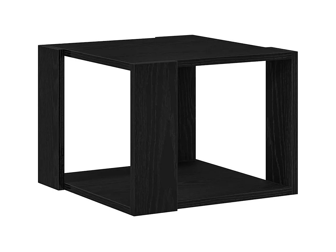 Table basse Chêne noir 40 x 40 x 30 cm Bois d'ingénierie