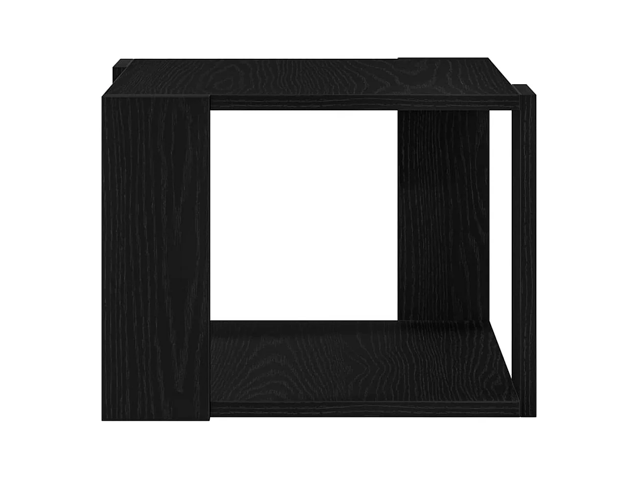 Table basse Chêne noir 40 x 40 x 30 cm Bois d'ingénierie