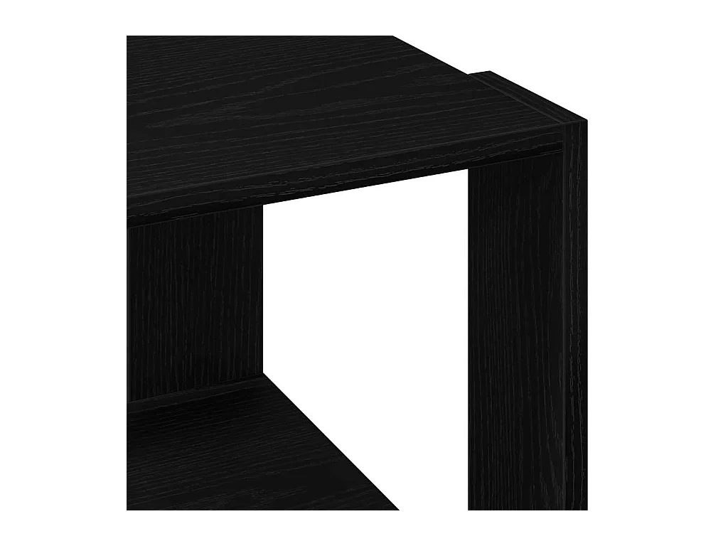 Table basse Chêne noir 40 x 40 x 30 cm Bois d'ingénierie