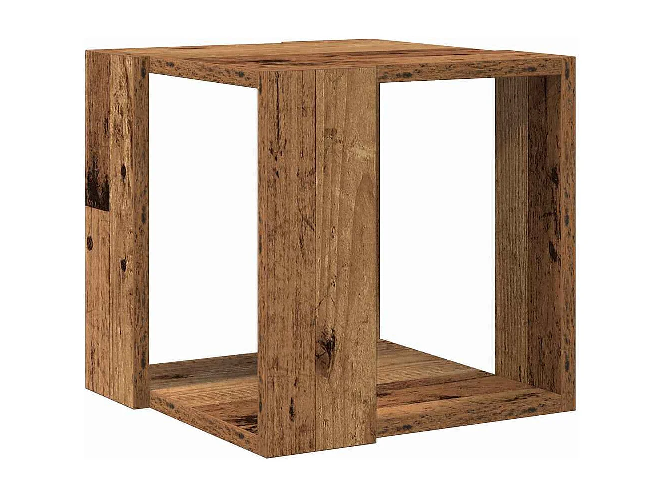 Mesa de Café Madera vieja 32 x 32 x 30 cm Madera contrachapada