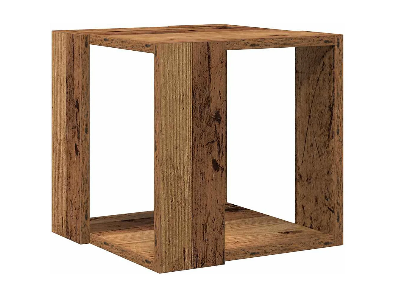 Mesa de Café Madera vieja 32 x 32 x 30 cm Madera contrachapada