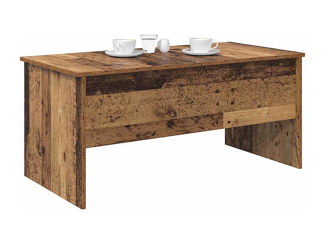 Table basse Bois ancien 102 x 50,5 x 46,5 cm Bois d'ingénierie