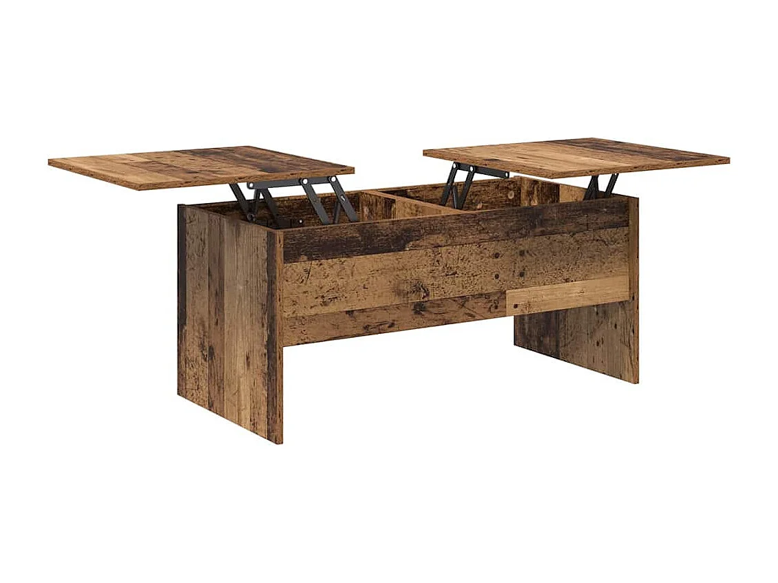 Table basse Bois ancien 102 x 50,5 x 46,5 cm Bois d'ingénierie
