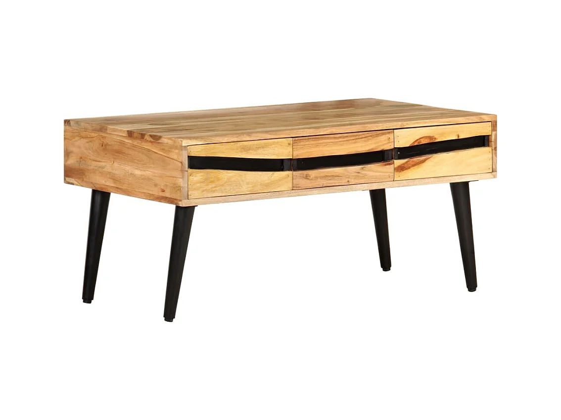 Salontafel 88x50x42 cm massief acaciahout