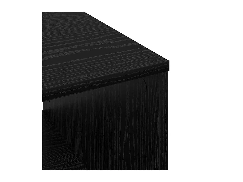 Table basse Chêne noir 60 x 50 x 40 cm Bois d'ingénierie