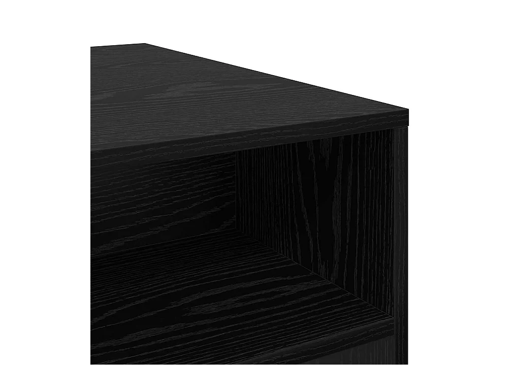 Table basse Chêne noir 90 x 55 x 42.5 cm Bois d'ingénierie