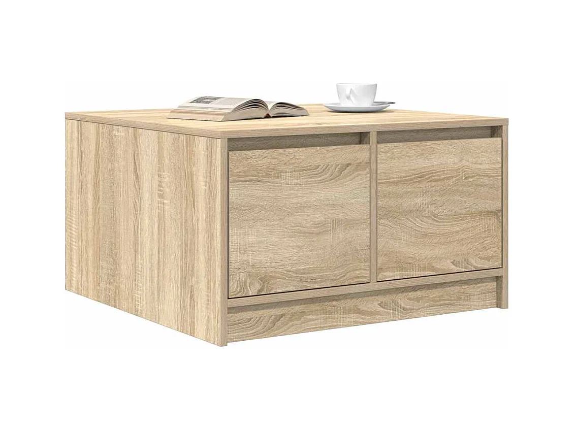 Table basse avec tiroirs chêne sonoma 70,5x70x40 cm