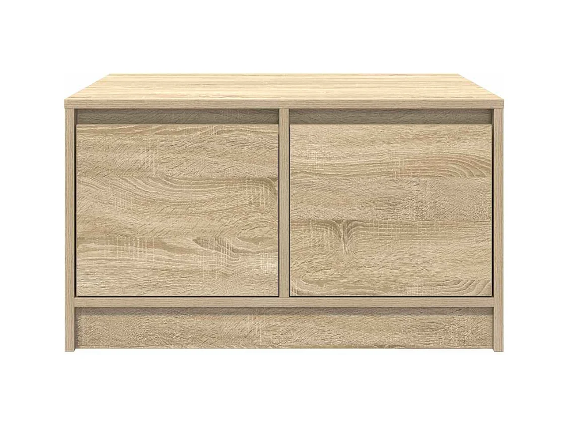 Table basse avec tiroirs chêne sonoma 70,5x70x40 cm